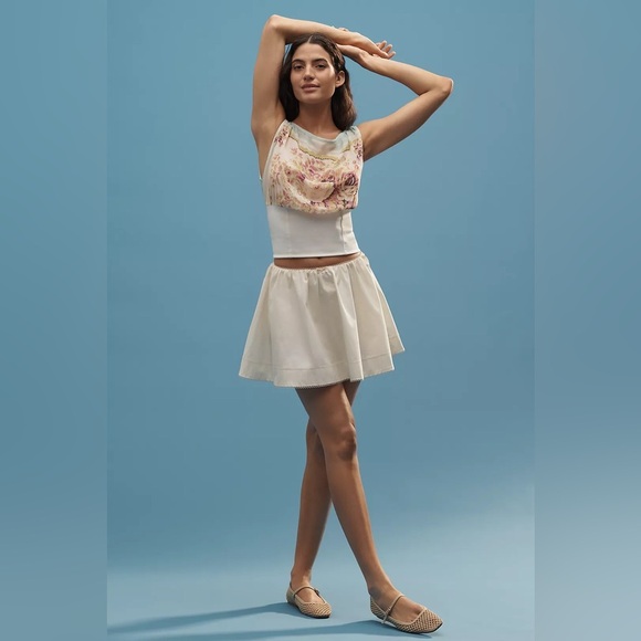 NWT Size L - By Anthropologie Twofer Off-the-Shoulder Scarf Top (NWT US$ 78) - Picture 4 of 15